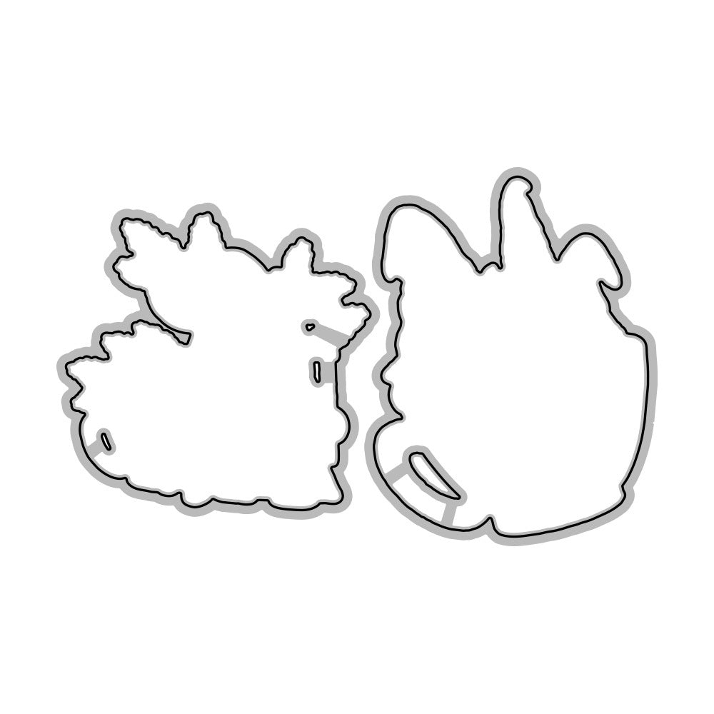 Christmas Gnome Mug Set Silicone