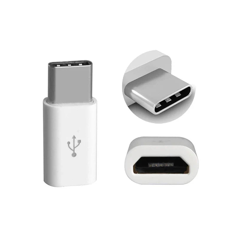 2pcs Micro USB Female To Type C Male Adapter for Xiaomi