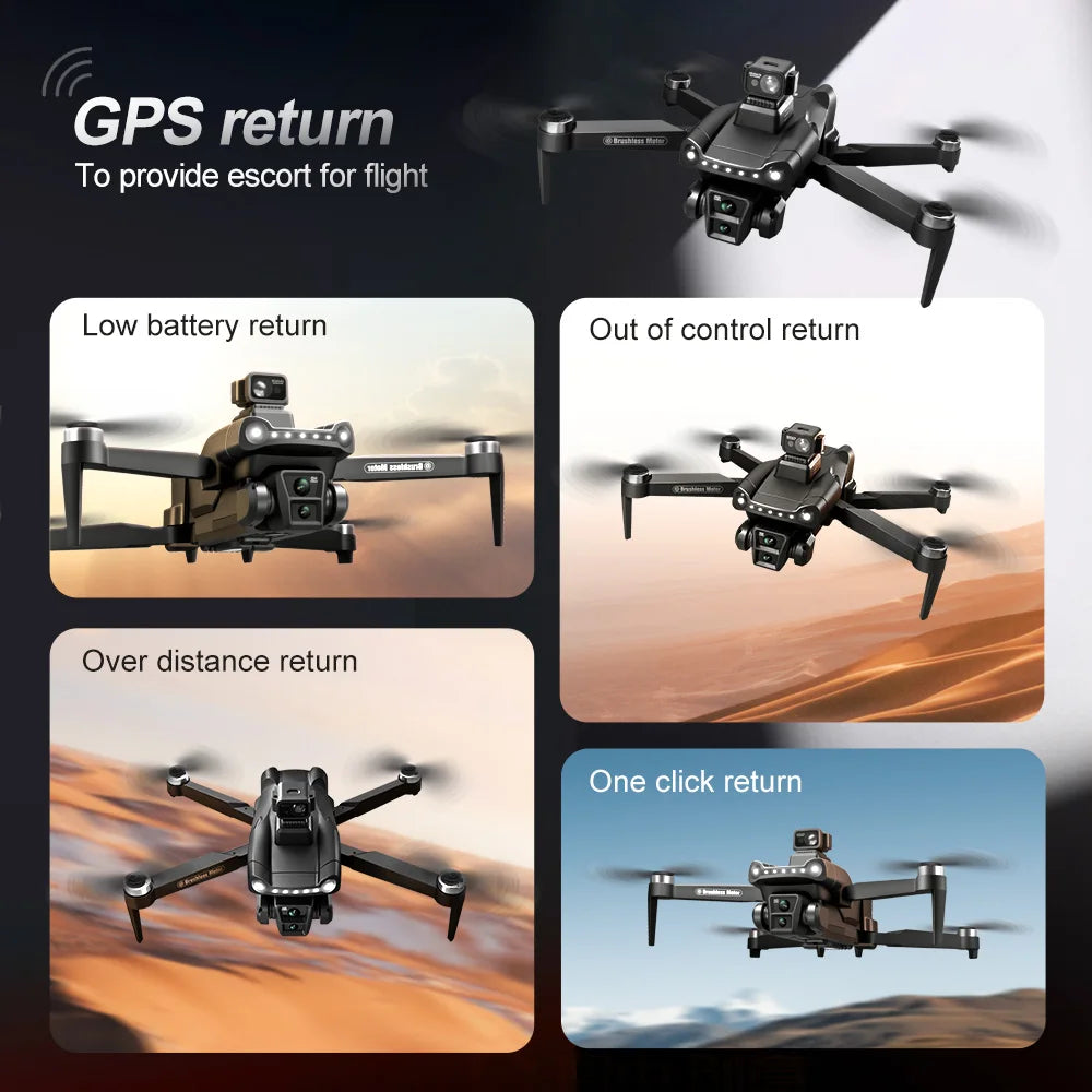 Xiaomi V198GPS Drone ESC 8K Professional HD Camera Brushless - Goshen Delightful Superstore