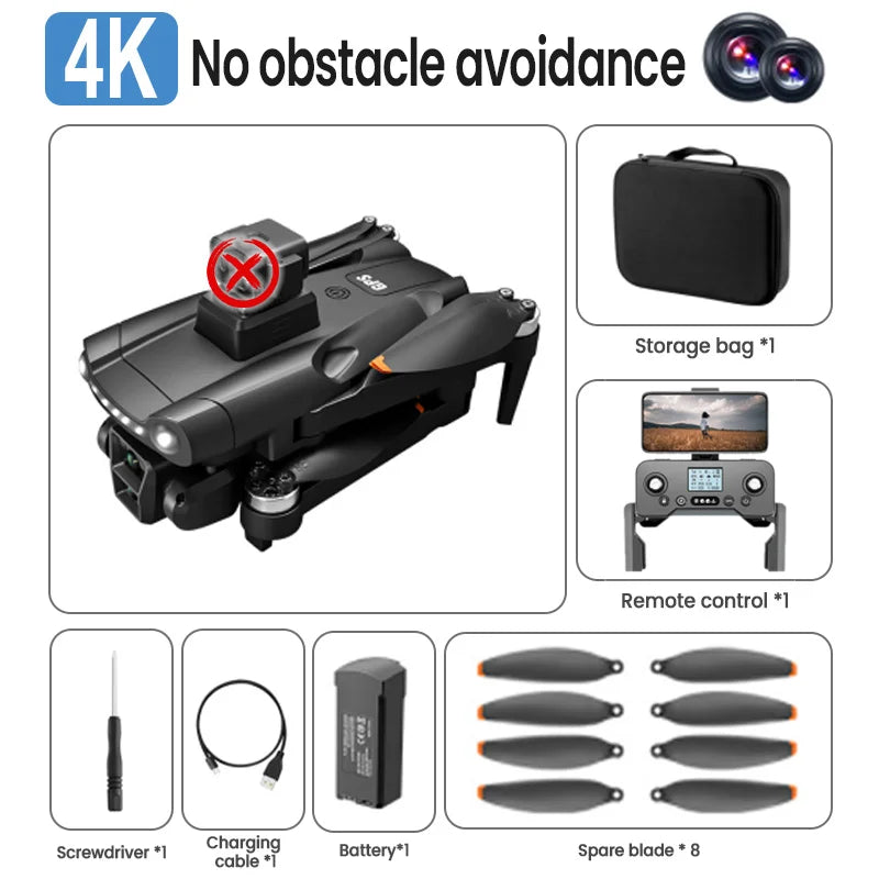 Xiaomi V198GPS Drone ESC 8K Professional HD Camera Brushless - Goshen Delightful Superstore