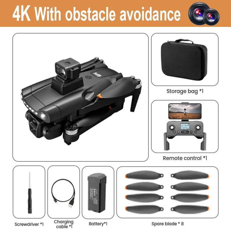 Xiaomi V198GPS Drone ESC 8K Professional HD Camera Brushless - Goshen Delightful Superstore