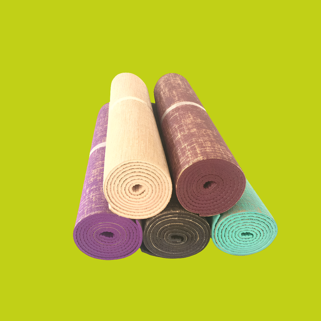 Sackcloth yoga mat