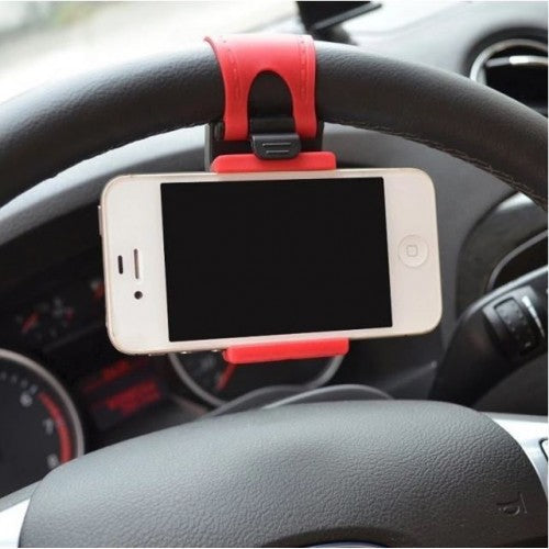 Car Steering wheel phone Universal Mount Holder Stand - Goshen Delightful Superstore