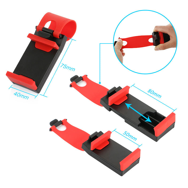 Car Steering wheel phone Universal Mount Holder Stand - Goshen Delightful Superstore
