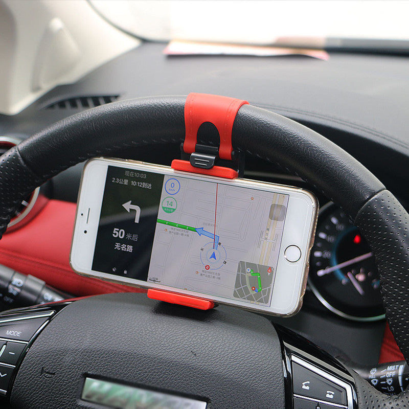 Car Steering wheel phone Universal Mount Holder Stand - Goshen Delightful Superstore
