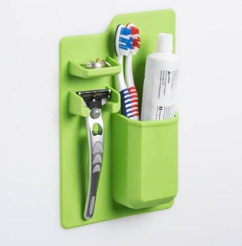 A Silicone Shower Organizer That Sticks To Your Wall - Goshen Delightful Superstore