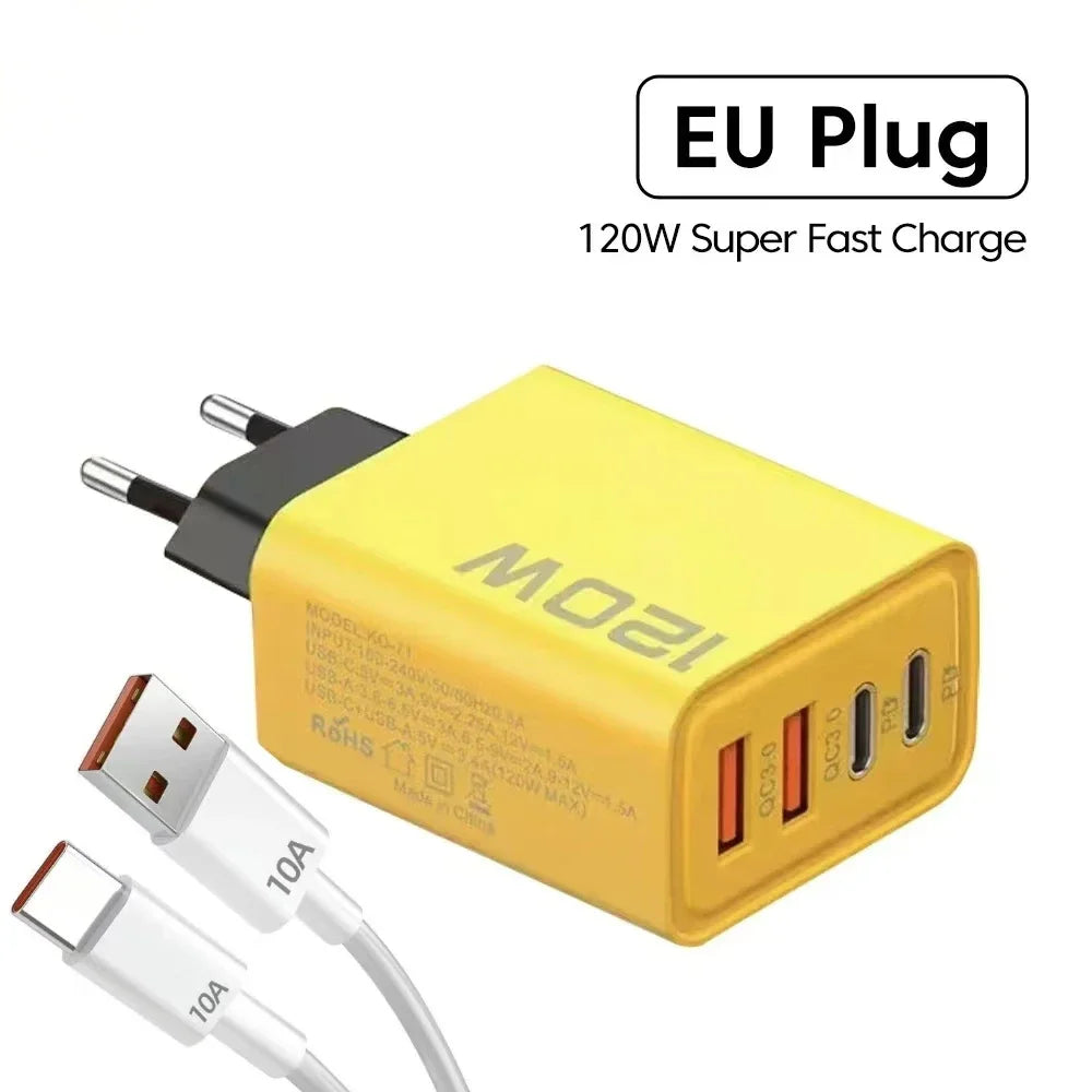 120W Super Fast Charger - Goshen Delightful Superstore