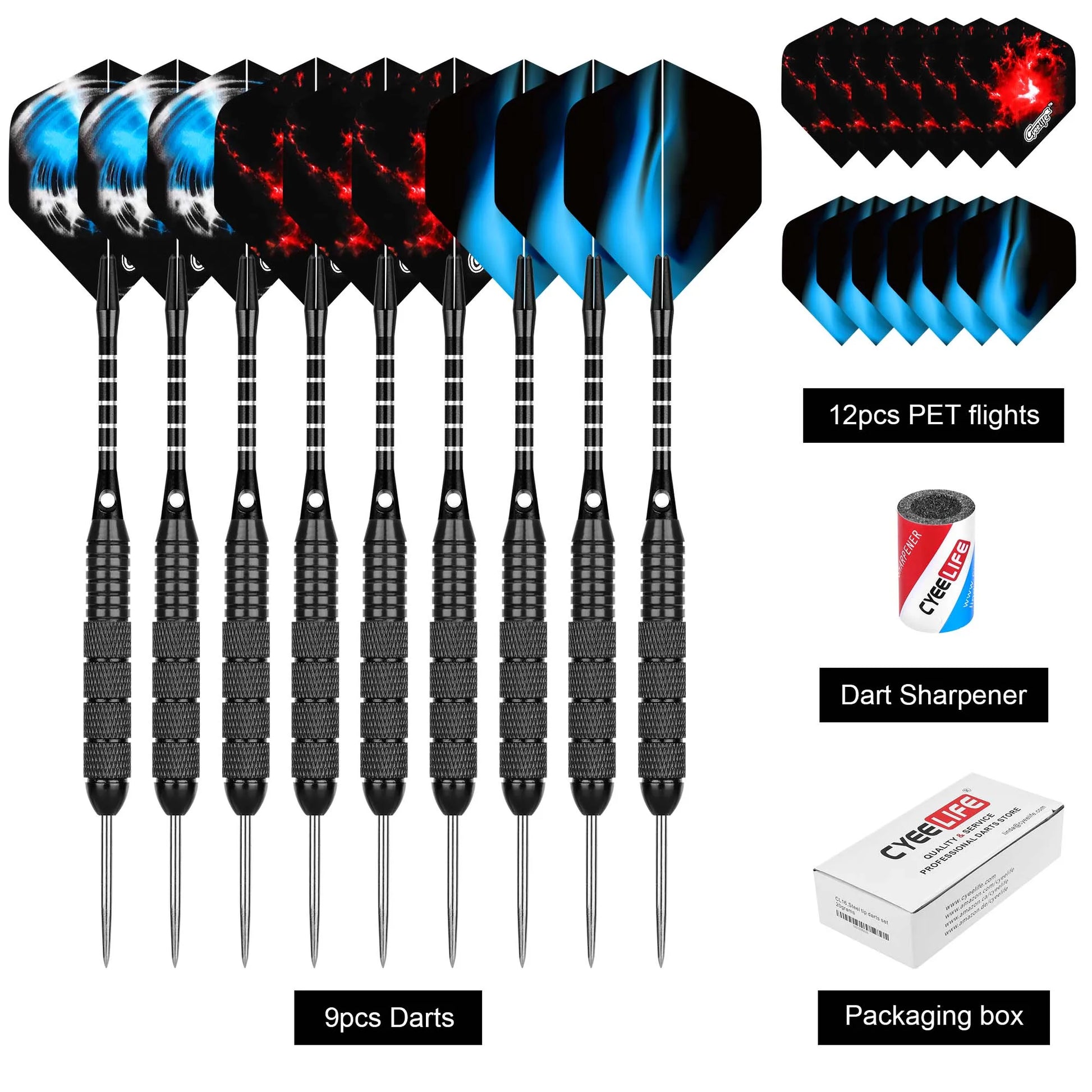 CyeeLife 6/12PCS 24G hard dart steel needle - Goshen Delightful Superstore
